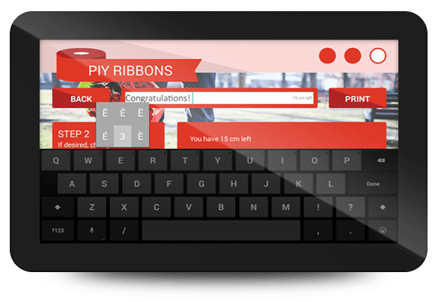 PIY tablet screen shot